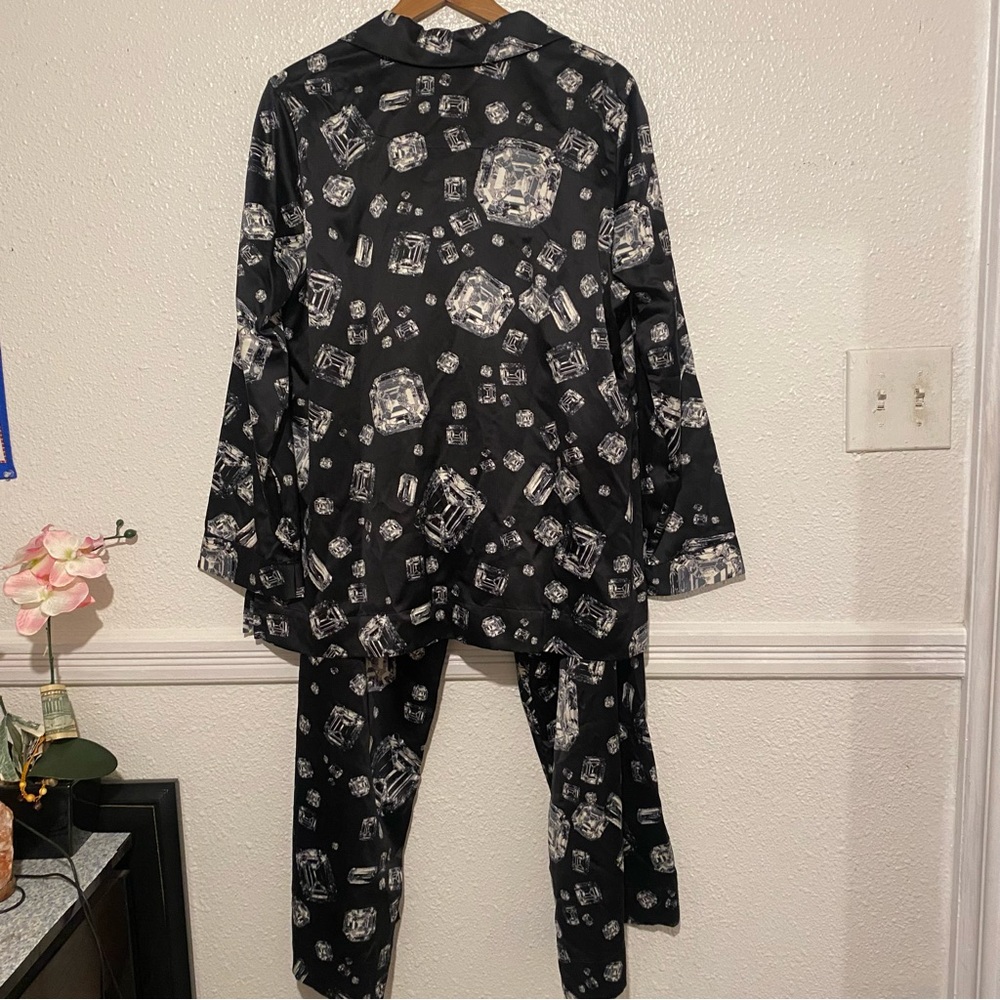 Soma Black and White Abstract Lounge Pants Size L - Picture 15 of 15